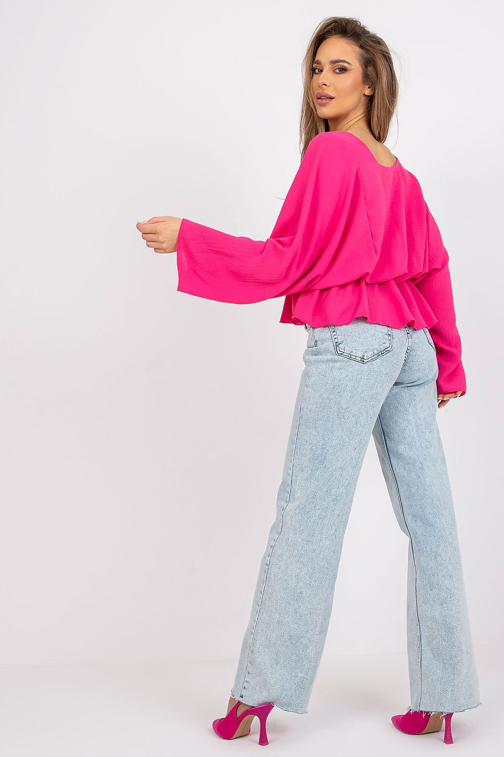 Blouse phénoménale avec une coupe ample et des manches larges