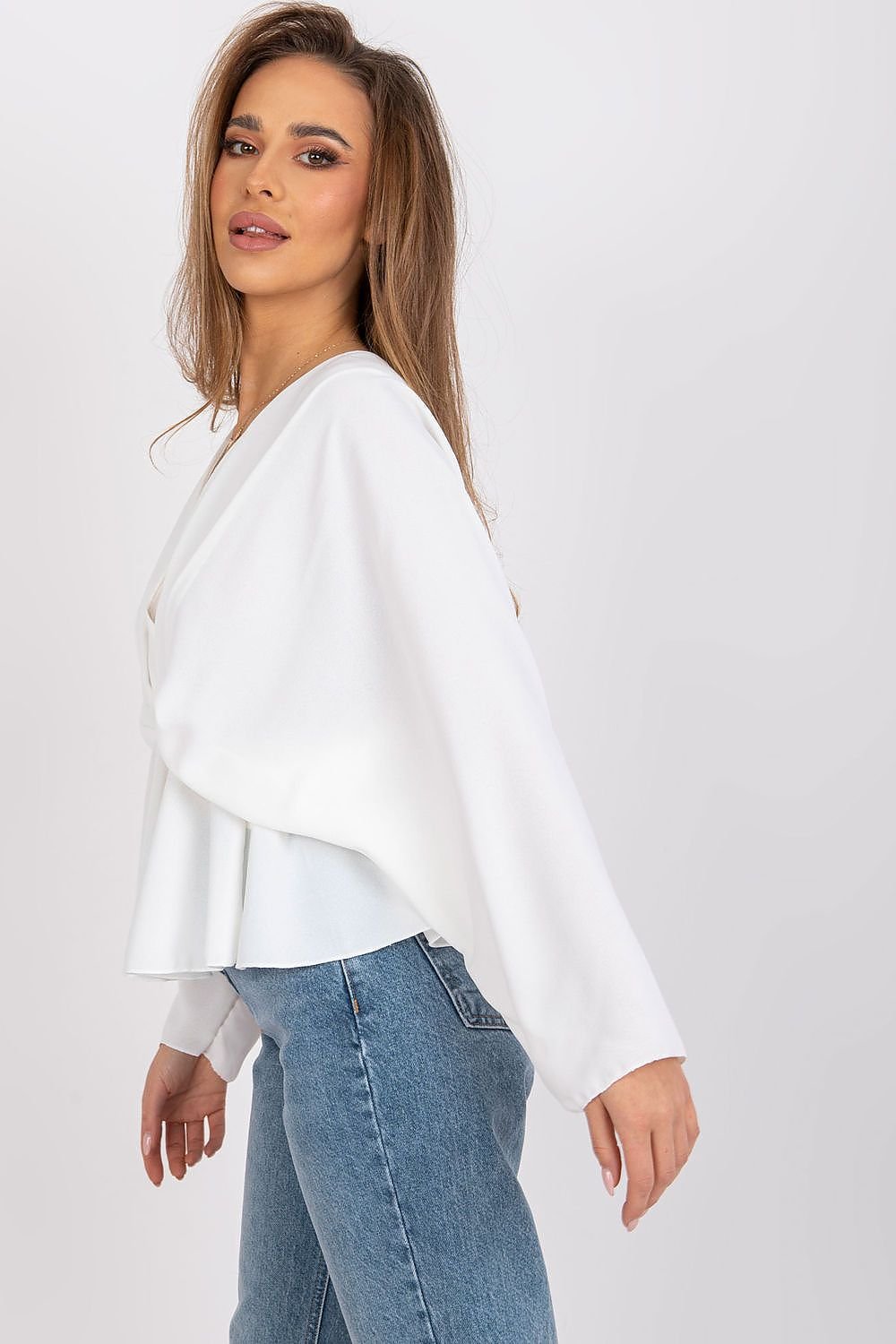 Blouse phénoménale avec une coupe ample et des manches larges