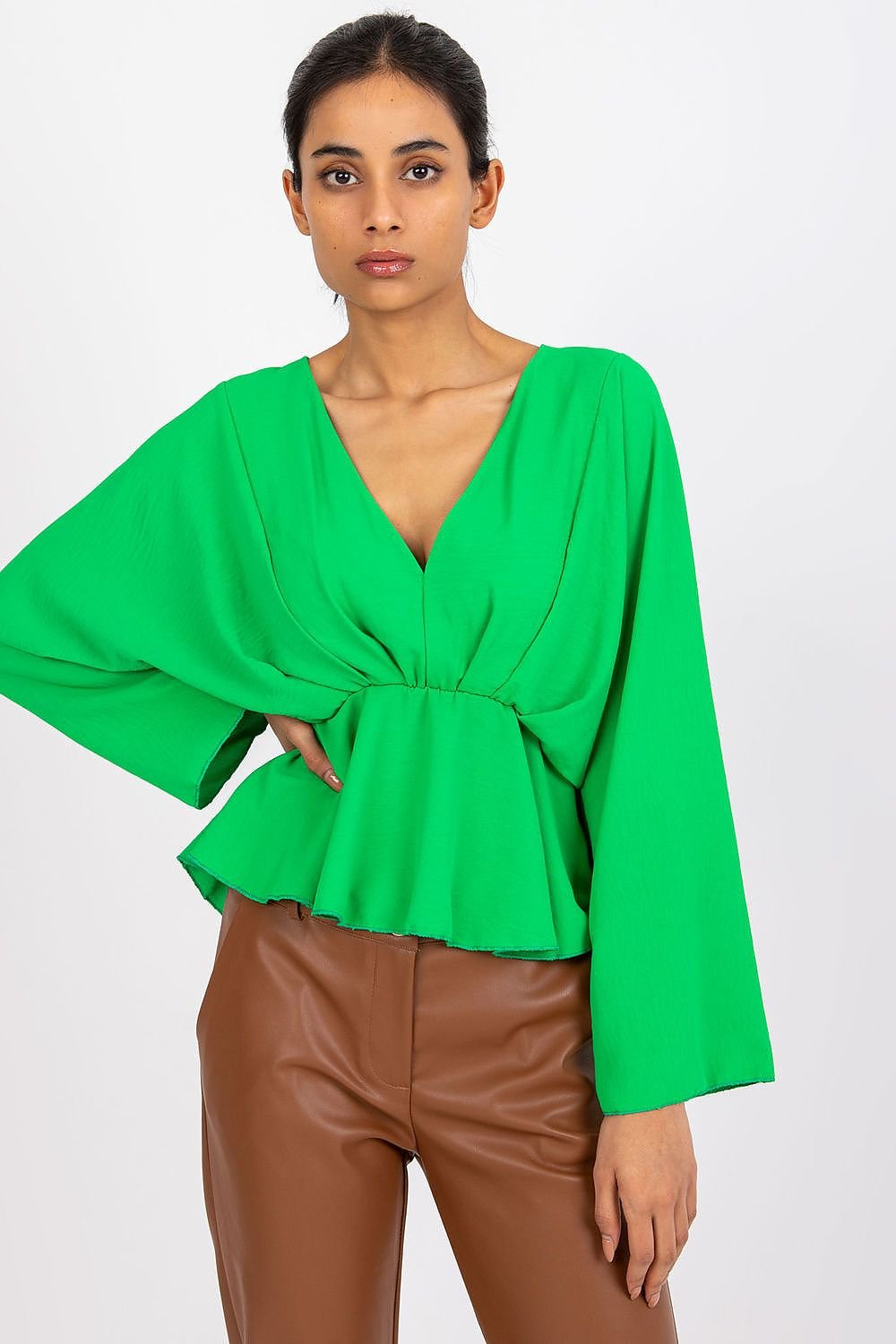 Blouse phénoménale avec une coupe ample et des manches larges