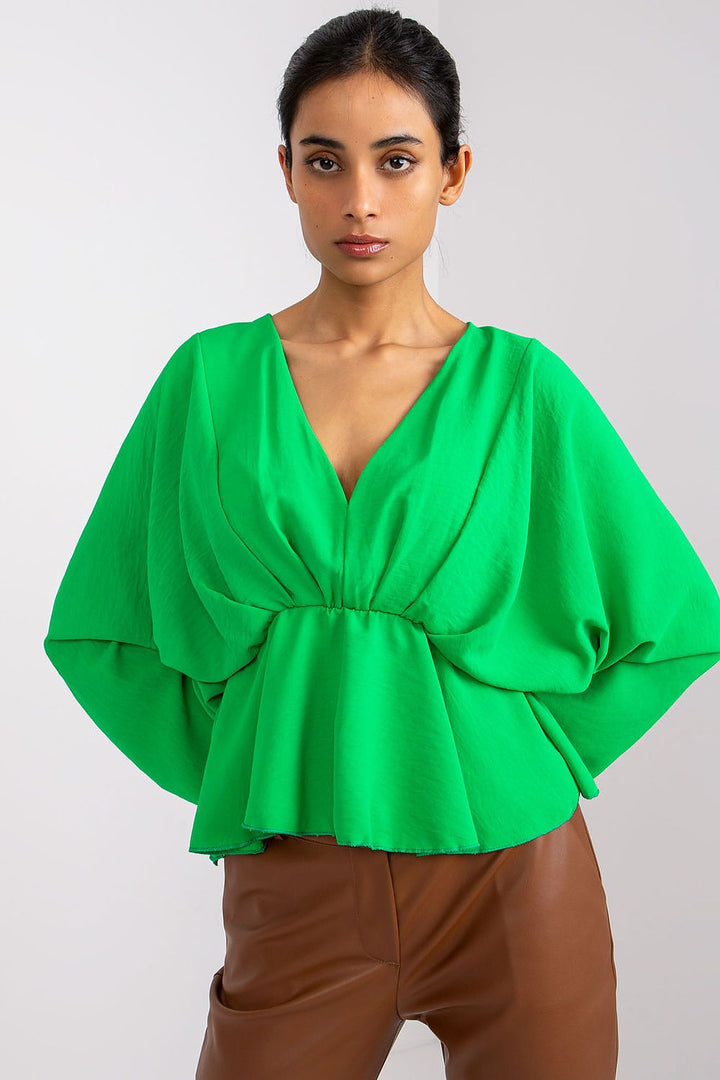 Blouse phénoménale avec une coupe ample et des manches larges