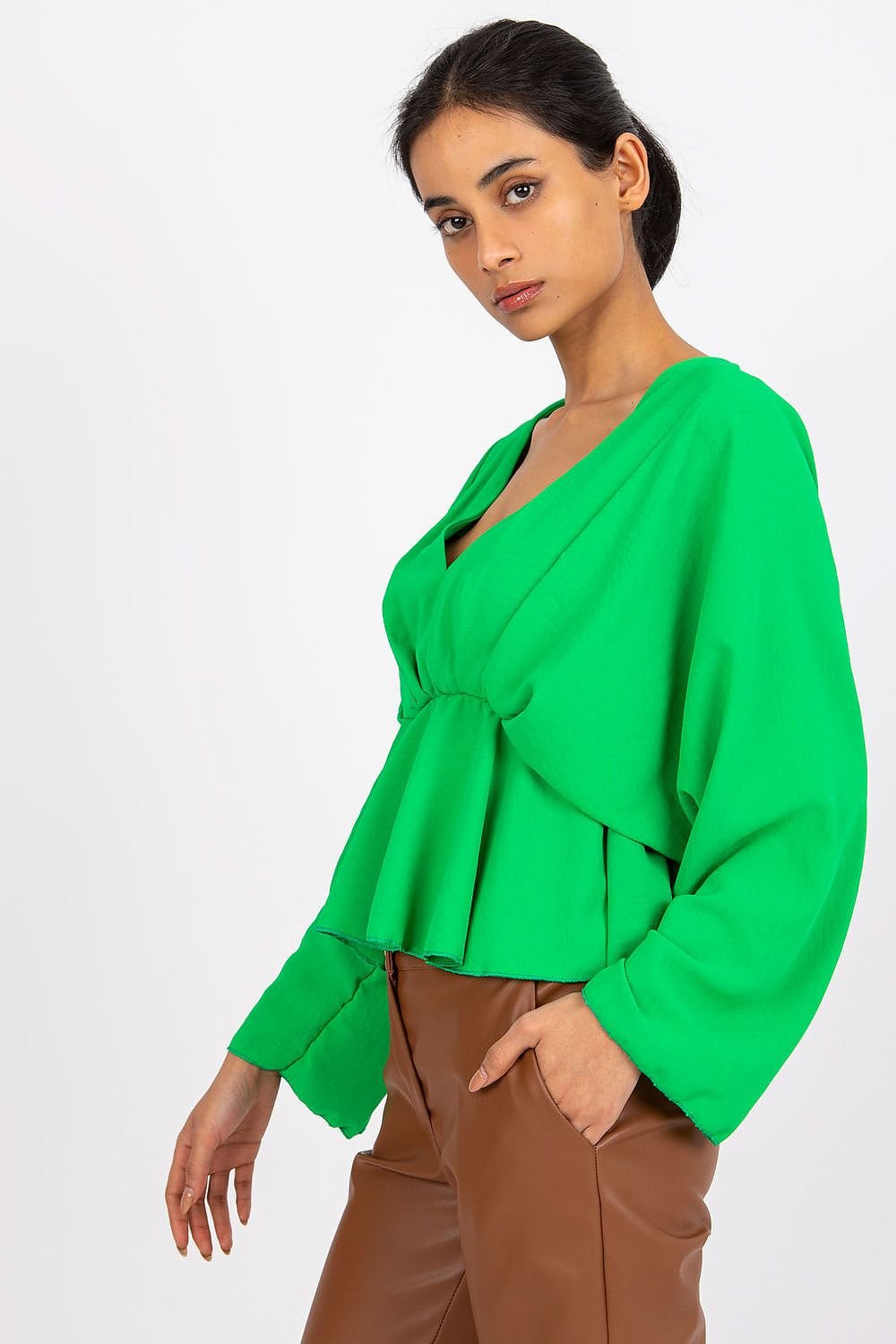 Blouse phénoménale avec une coupe ample et des manches larges