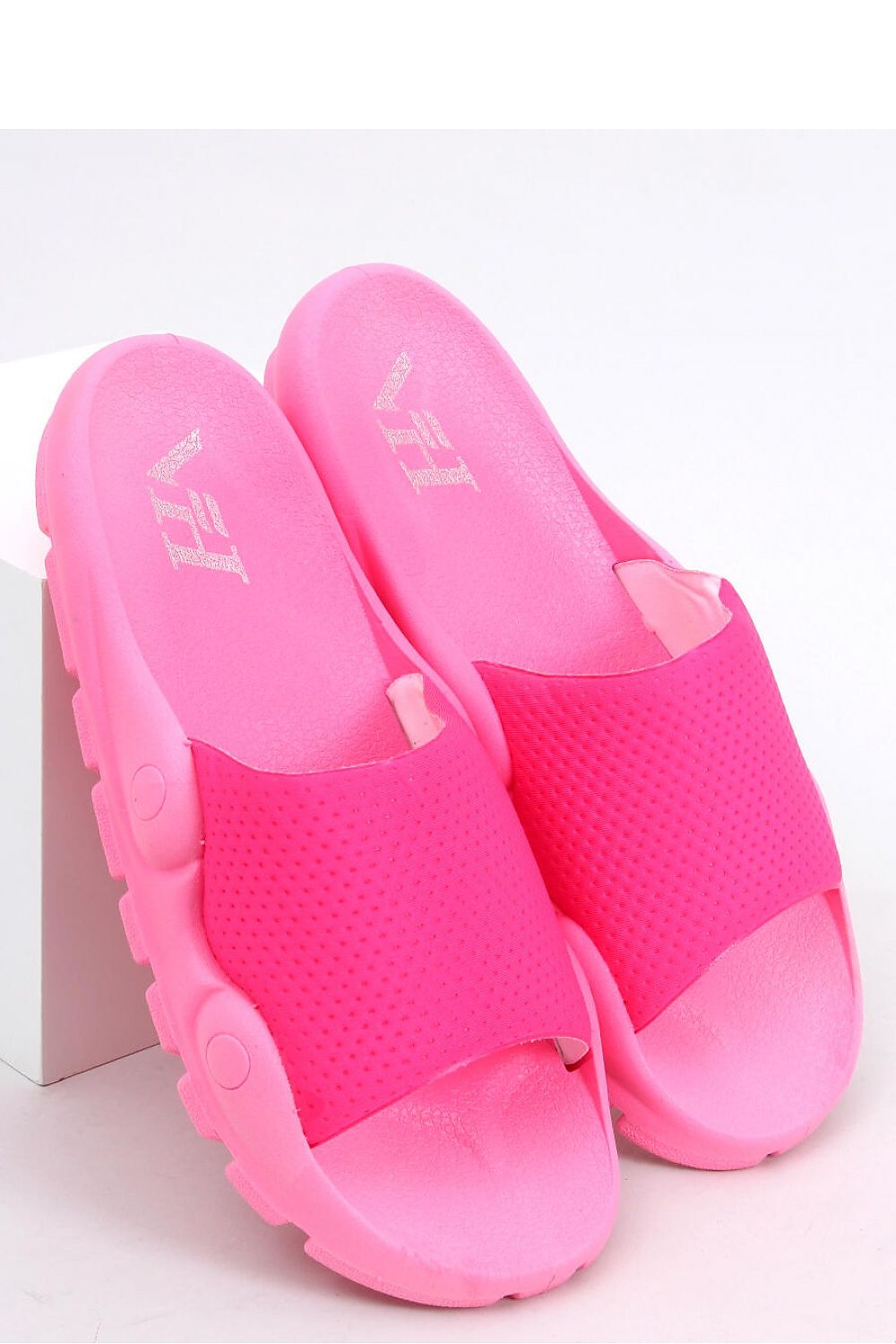 Women's flip-flops on a rubber sole in a sporty style