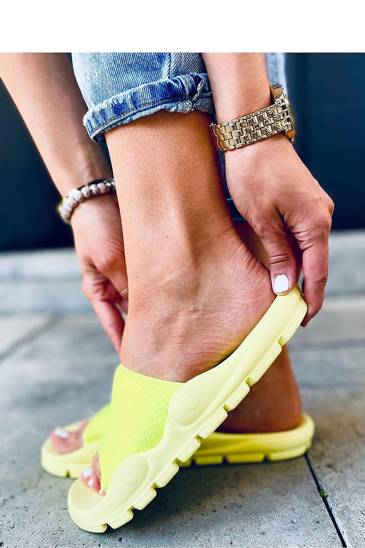 Women's flip-flops on a rubber sole in a sporty style