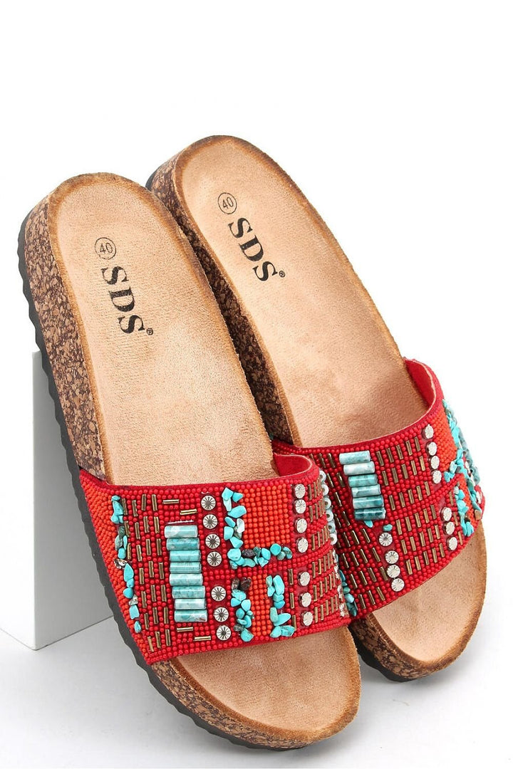 Chanclas de mujer con suela de corcho.