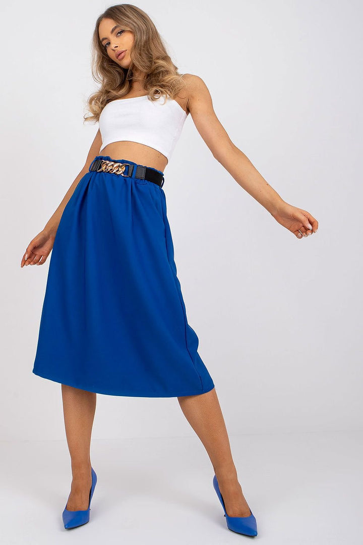 Skirt With Elastic Waistband Italy Moda