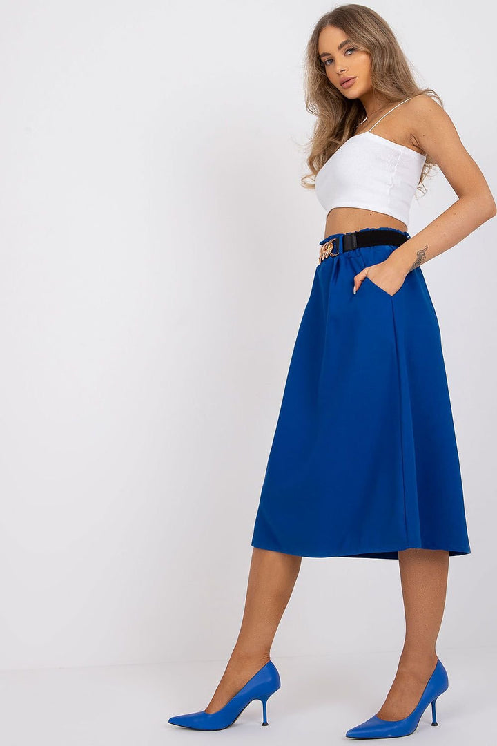 Skirt With Elastic Waistband Italy Moda