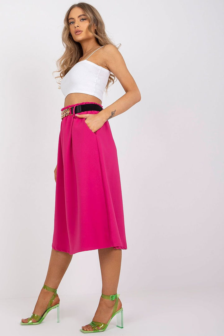 Skirt With Elastic Waistband Italy Moda