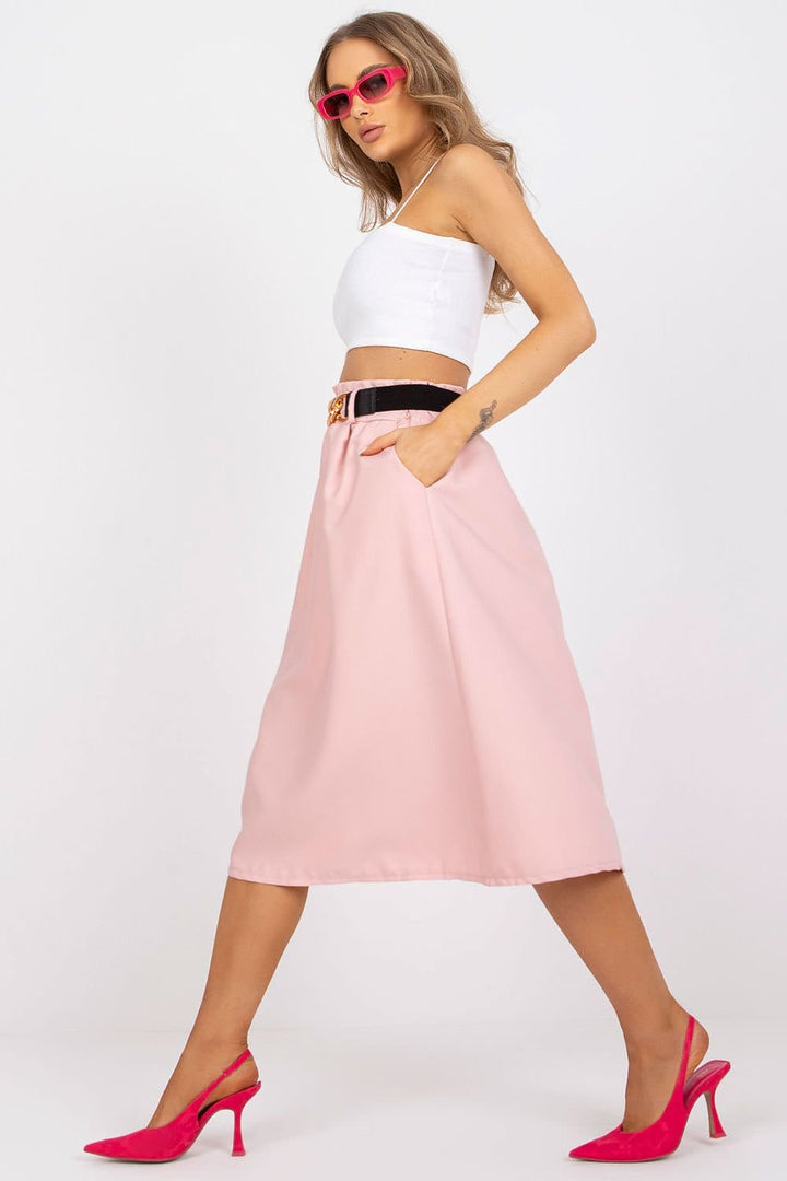 Skirt With Elastic Waistband Italy Moda